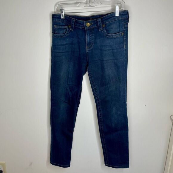 Kut from the Kloth Dark Wash Straight Leg Jeans Size 6 Style low kp560me7 - Picture 4 of 6